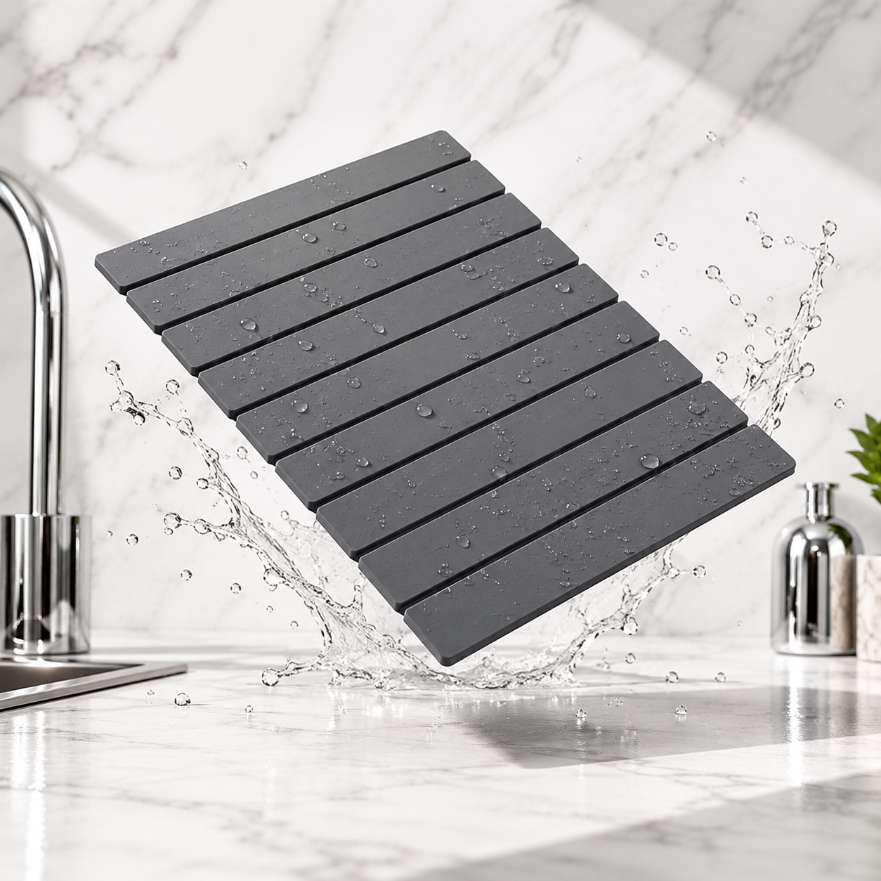 Marble Kitchen Drain Tray Coaster