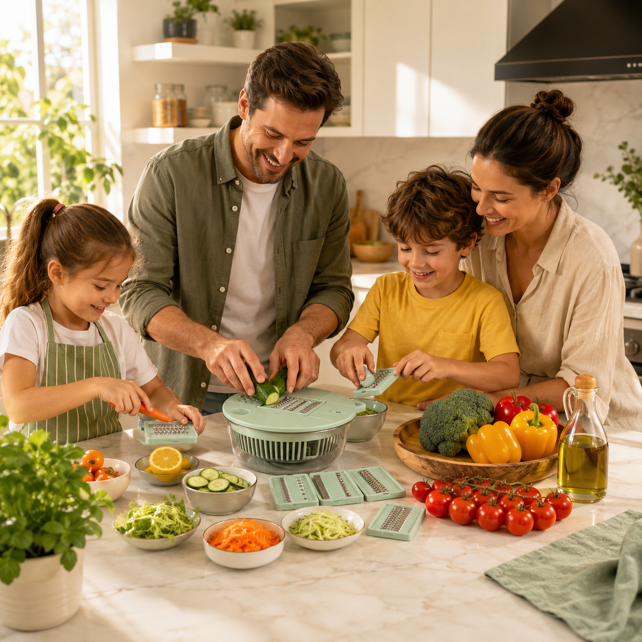 Multifunctional Vegetable Salad Spinner