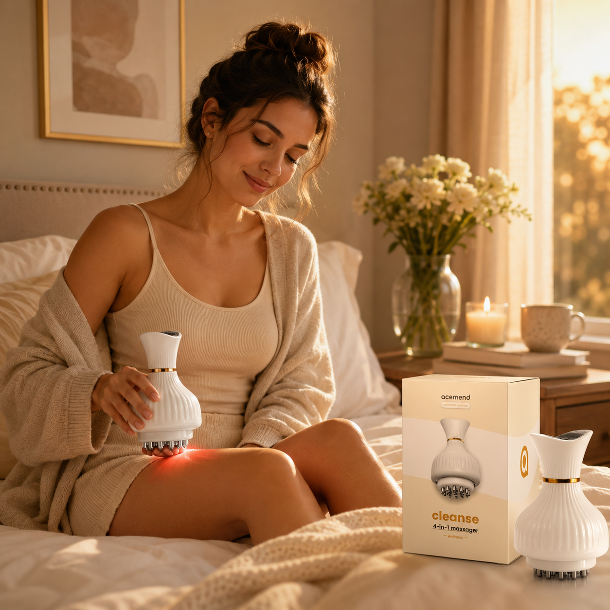 Smart Vibration Heating Massager