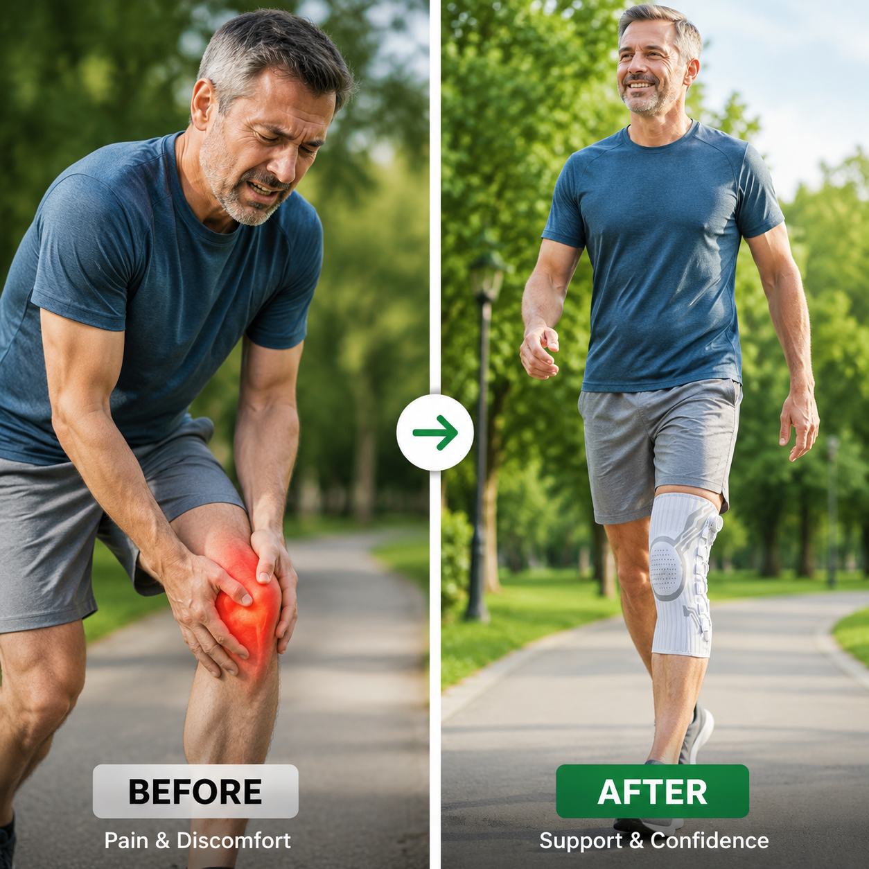 Knee Support Brace for Running