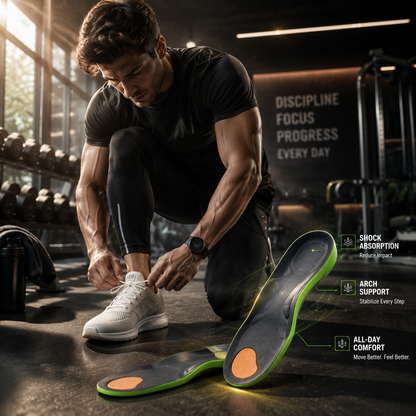 Carbon Fiber Arch Support Insoles