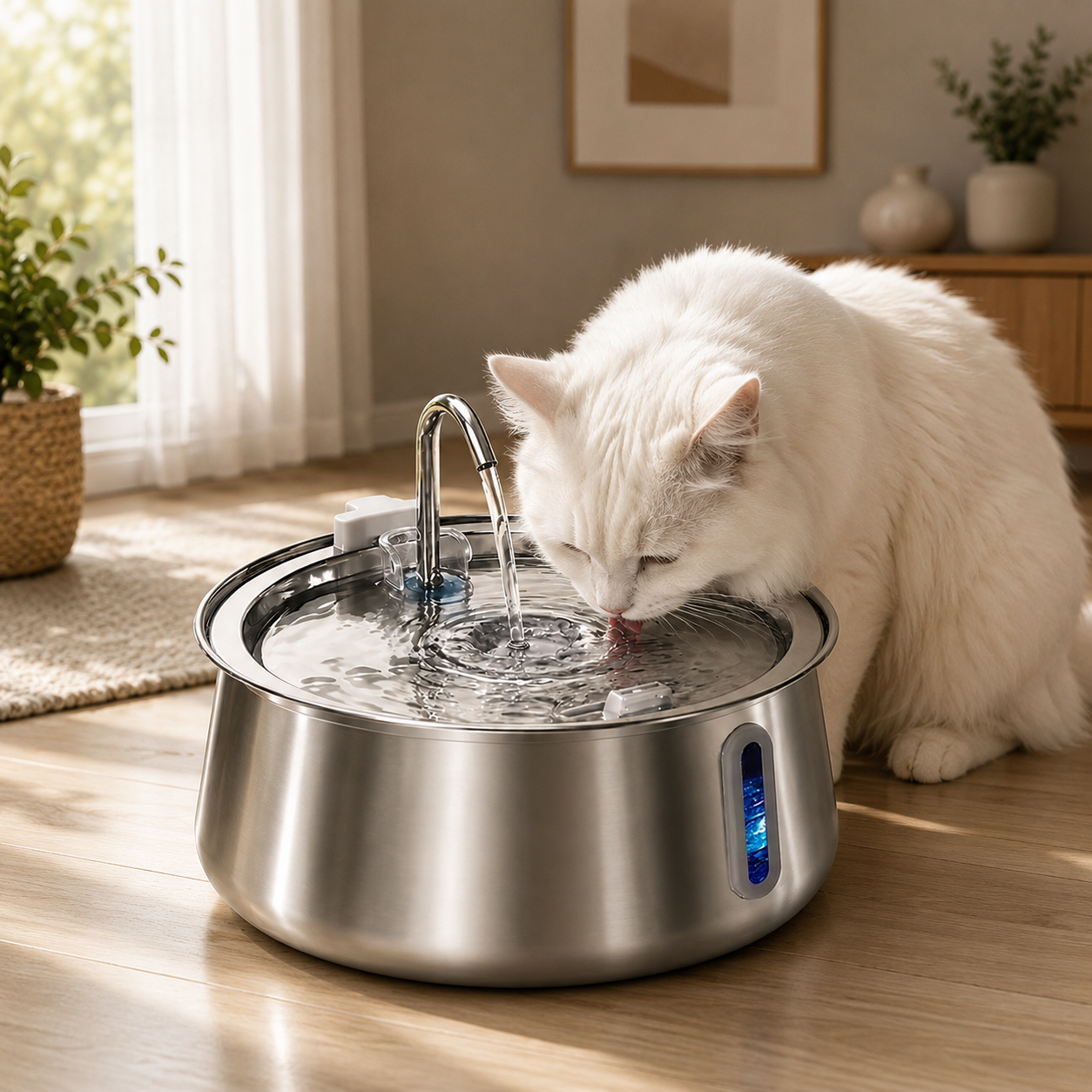 Abouty Stainless Steel Pet Water Dispenser