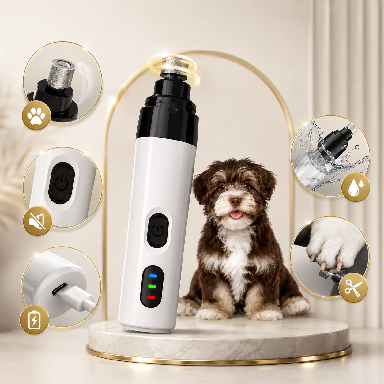 Electric Nail Trimmer for Dogs and Cats