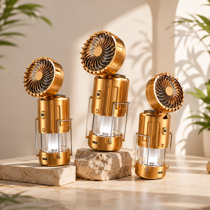 Abouty Solar Camping Fan