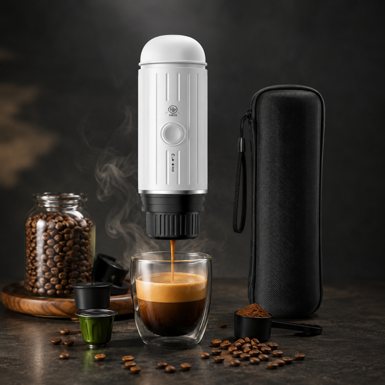 Car Capsule Coffee Machine USB Heater