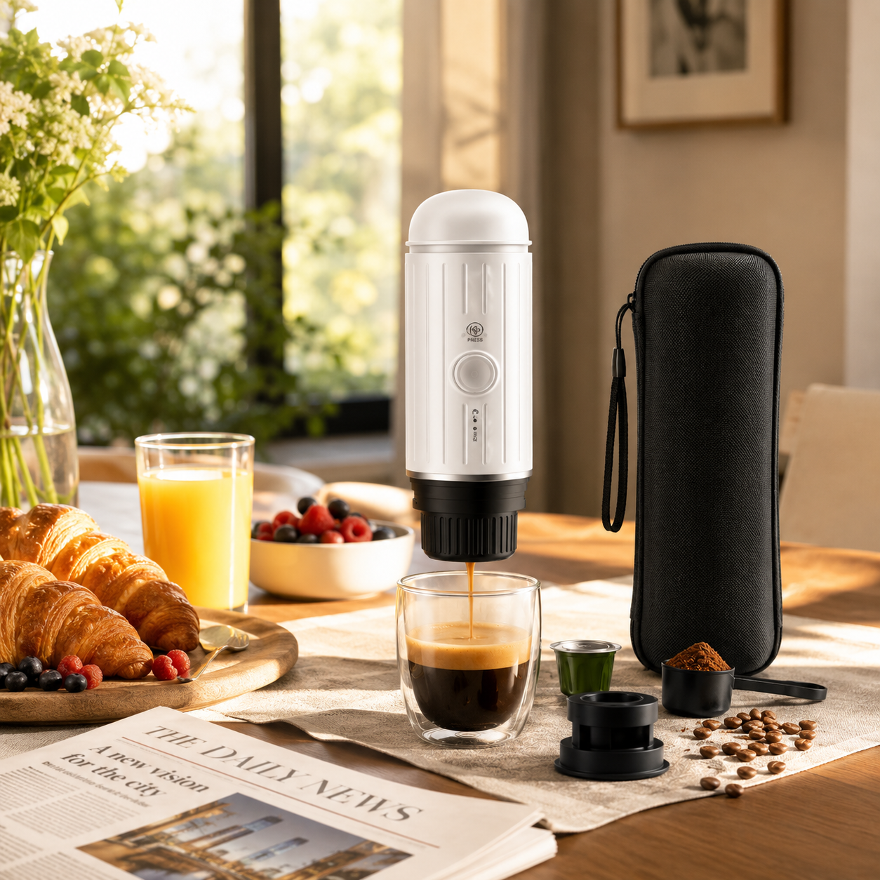 Car Capsule Coffee Machine USB Heater